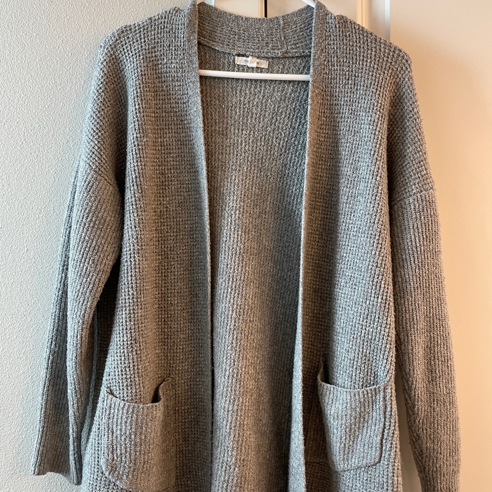 Maurices Womens Gray Cardigan size Large